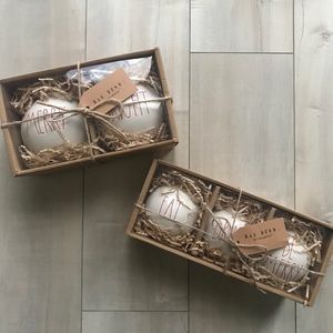 Rae Dunn Christmas ornaments